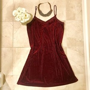 Juniors' Mudd® Velvet Slip Dress